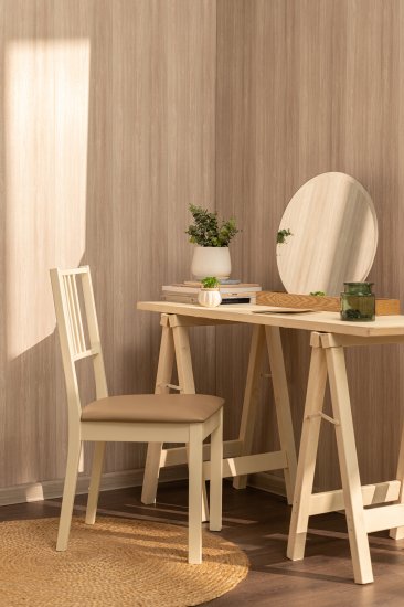 Стеновая панель ПВХ Сосна бежевая 2700x250x5 мм 0.675 м²