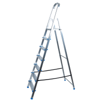 Стремянка алюминиевая Ladderbel STR-AL-7 7 ступеней, максимальная нагрузка 150 кг
