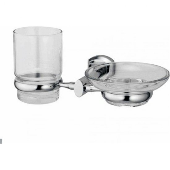 Держатель стакана и мыльницы WasserKraft Oder