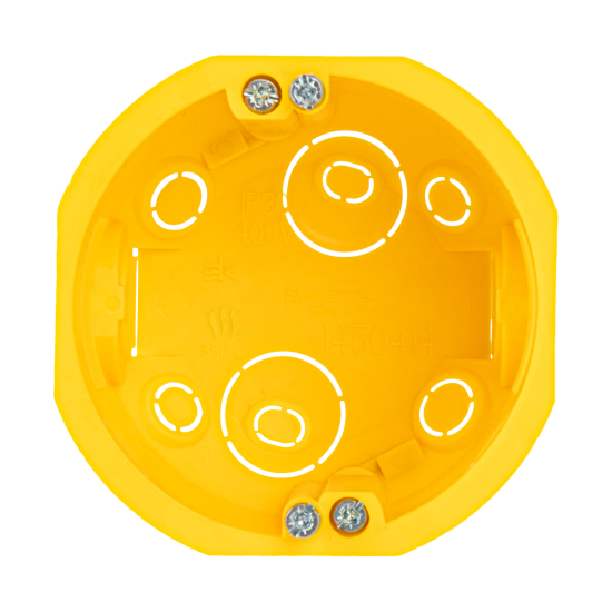 Подрозетник Systeme Electric под гипсокартон 68x47 мм цвет желтый
