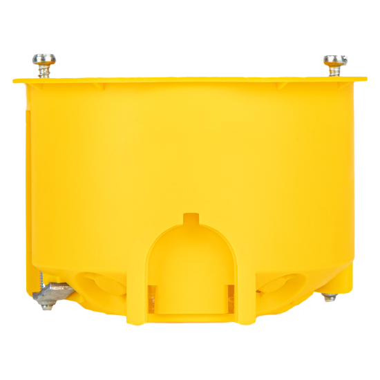 Подрозетник Systeme Electric под гипсокартон 68x47 мм цвет желтый