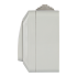 Выключатель накладной влагозащищённый Systeme Electric Этюд 1 клавиша IР44 цвет серый