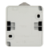 Выключатель накладной влагозащищённый Systeme Electric Этюд 1 клавиша IР44 цвет серый