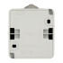 Выключатель накладной влагозащищённый Systeme Electric Этюд 2 клавиши IР44 цвет серый