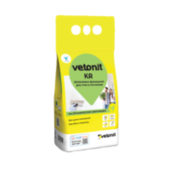 Шпаклёвка полимерная финишная Vetonit КР 5 кг