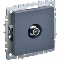 Проходная tv-розетка IEK Brite ртв10-0-брм
