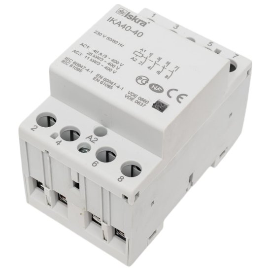 Модульный контактор iskra IKA40-40/230V