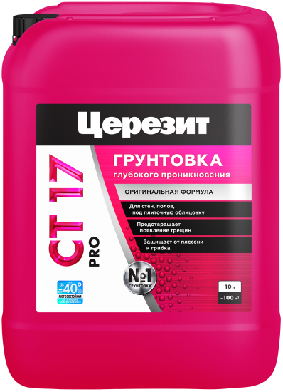 Грунтовка глубокого проникновения Церезит CT17 10 л