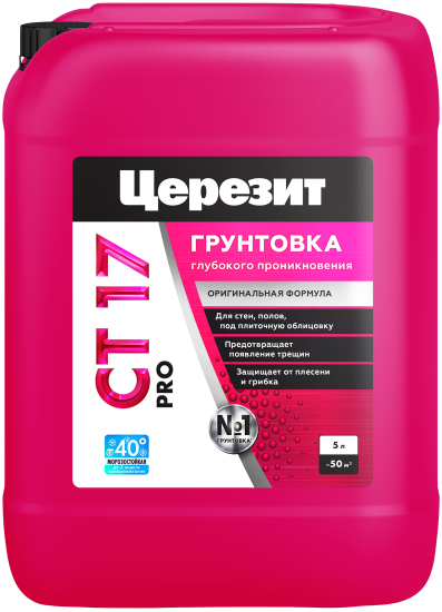 Грунтовка глубокого проникновения Церезит CT17 5 л