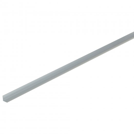 Профиль L-образный алюминий анодированный 20x20x1x1000 мм серый