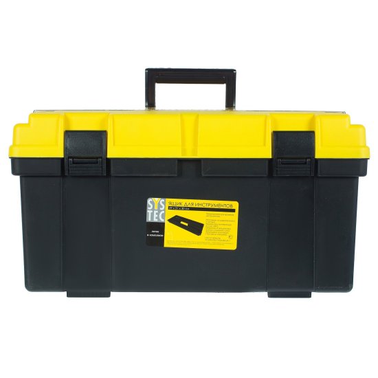 Ящик для инструмента Systec BEX19-3 240x230x500 мм, пластик, цвет чёрно-жёлтый