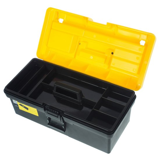 Ящик для инструмента Systec BEX16-3 195x185x415 мм, пластик, цвет черно-жёлтый