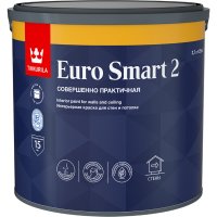 Интерьерная краска для стен и потолка Tikkurila EURO SMART 2