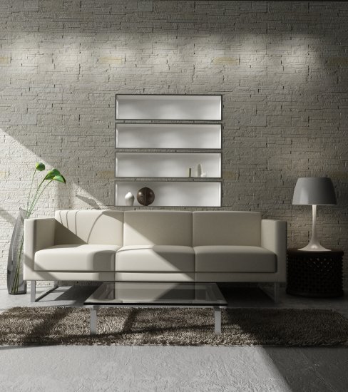 Камень искусственный Monte Alba Монтебелло белый 0.43м²