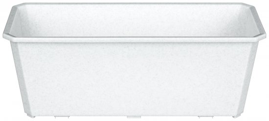 Ящик балконный Idi Land 40x17x15 см v7 л пластик мраморный