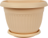 Кашпо Idea Ливия ø26 h19 см v2.8 л пластик бежевый