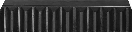 Покрывающий фартук Ондулин 0.925 м черный