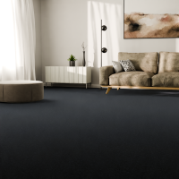 Ковровое покрытие иглопробивное «ФлорТ Про 01022», 3 м, цвет чёрный