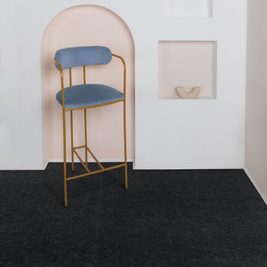 Ковровое покрытие иглопробивное «ФлорТ Про 01022», 3 м, цвет чёрный