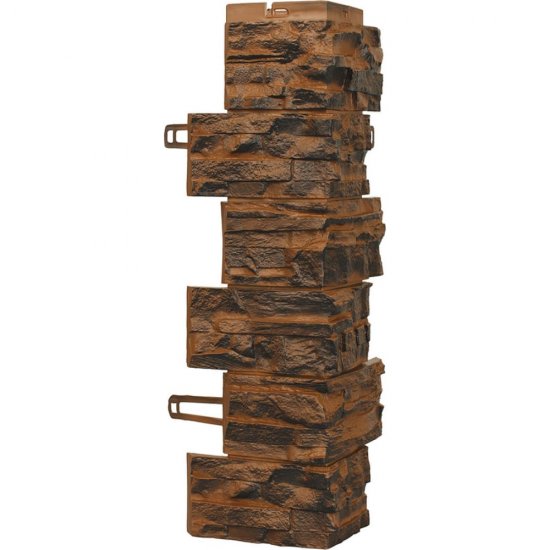 Угол наружный к фасадным панелям profBUILD ROYAL STONE коллекция ROCKY STONE КАЛГАРИ