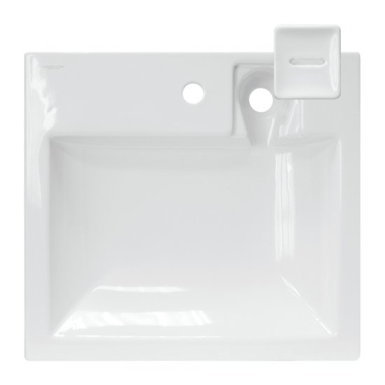 Раковина на стиральную машину Sanita Luxe Space 60х55 см (SPC55SLWB01)