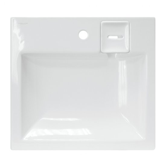 Раковина на стиральную машину Sanita Luxe Space 60х55 см (SPC55SLWB01)