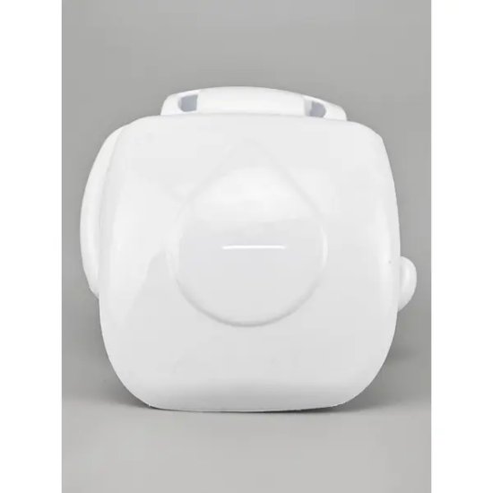 Держатель для туалетной бумаги «Prime» с крышкой цвет белый