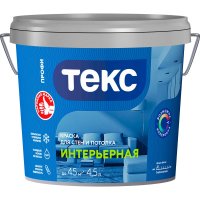 Интерьерная вододисперсионная краска Текс профи