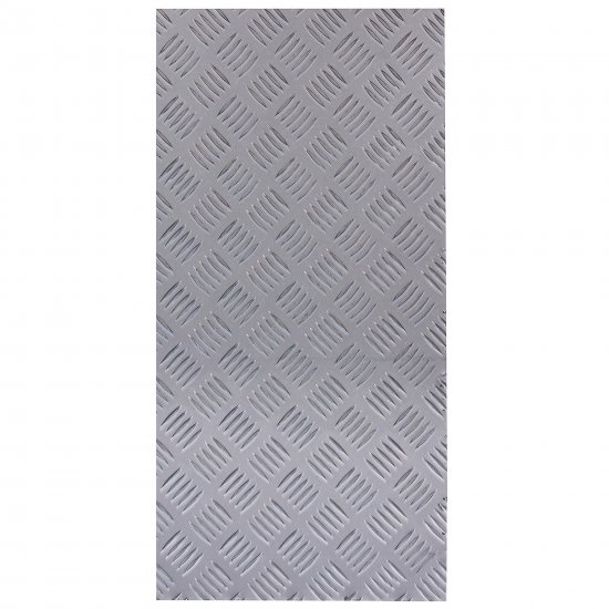 Лист рифленый квинтет АМг2 1.5x300x600 мм, алюминий