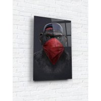 Картина на стекле ARTABOSKO обезьяна 2