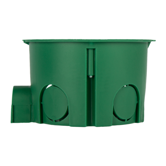 Подрозетник Systeme Electric под бетон 68x45 мм с саморезами IP30 цвет зеленый