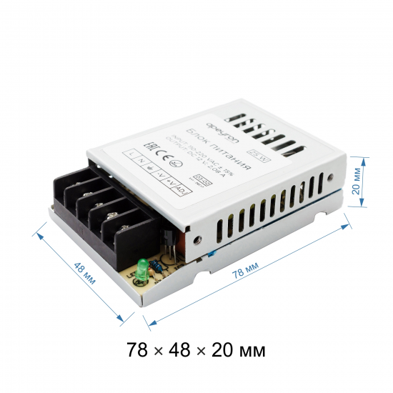 Блок питания 12 В 25 Вт IP20
