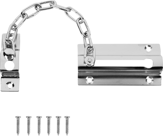 Цепочки дверные 60x110 мм цвет хром