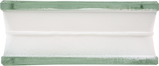 Стеклоблок Богема Волна бесцветный