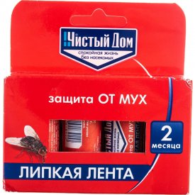 Липкая лента от мух Чистый дом 02-601