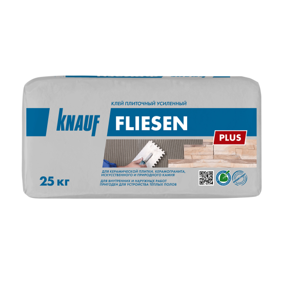 Клей для плитки Knauf Флизен Плюс усиленный 25 кг