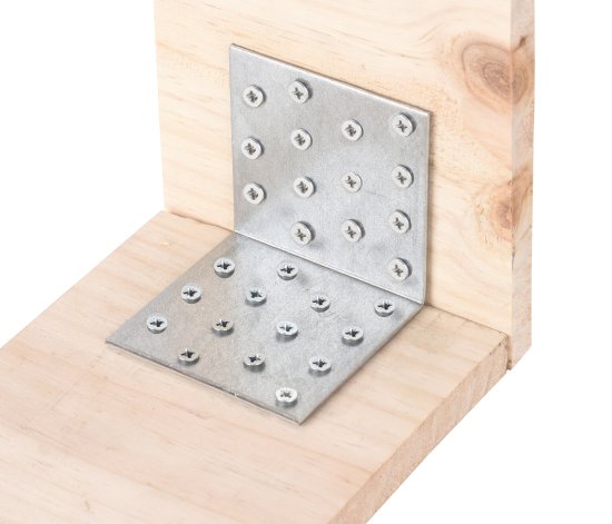 Угол крепежный равносторонний GAH ALBERTS KUR 80x80x80x2.5