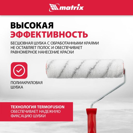 Набор малярный Matrix валик 250 мм и кювета