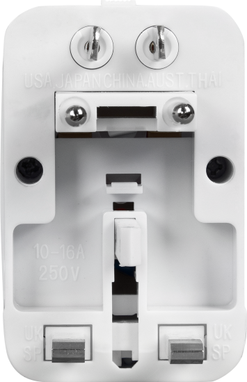 Переходник сетевой Electraline цвет белый
