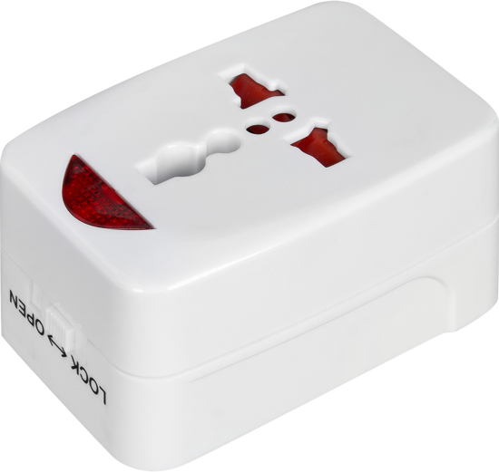 Переходник сетевой Electraline цвет белый