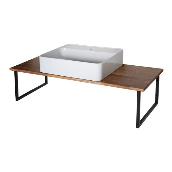 Столешница под раковину 100х47х2 см массив дуба АСБ-Мебель Оливия (12392)