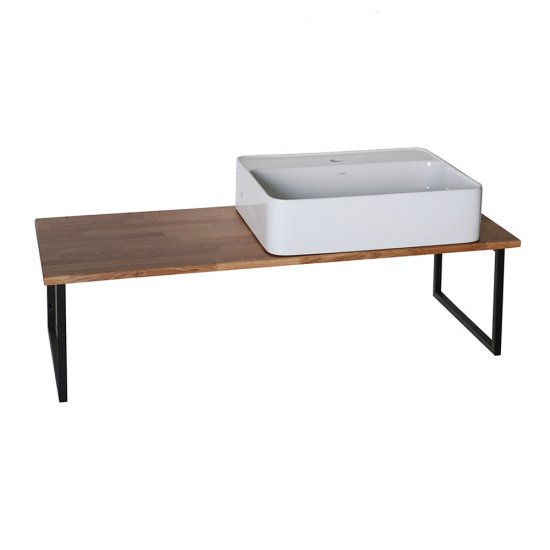 Столешница под раковину 100х47х2 см массив дуба АСБ-Мебель Оливия (12392)