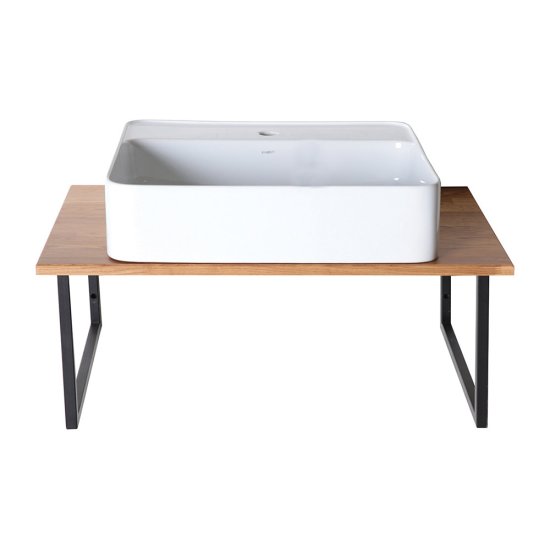 Столешница под раковину 60х47х2 см массив дуба АСБ-Мебель Оливия (12390)