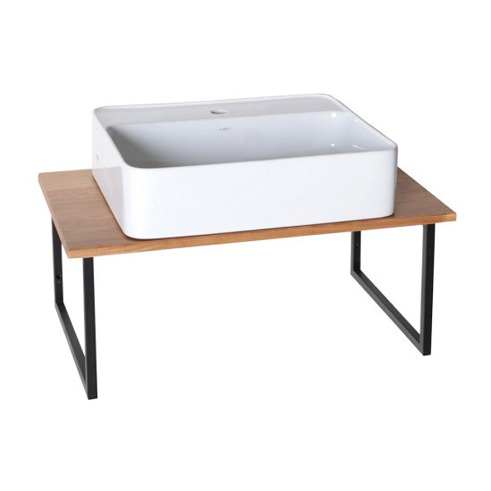 Столешница под раковину 60х47х2 см массив дуба АСБ-Мебель Оливия (12390)