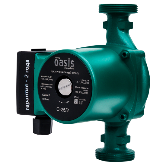 Циркуляционный насос Oasis 25/2 180 мм с гайками 1