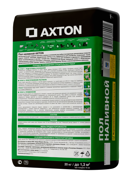 Наливной пол Axton 20 кг
