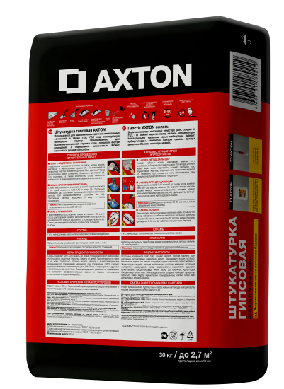 Штукатурка гипсовая Axton 30 кг