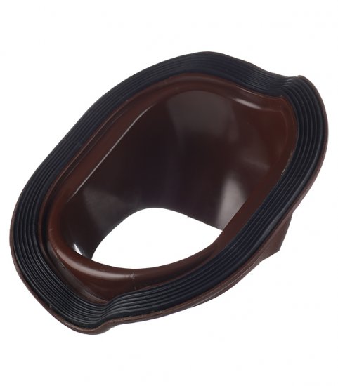 Проходной элемент Поливент для готовой кровли из металлочерепицы коричневый RAL 8017