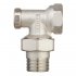 Клапан запорный угловой Tiemme 3/4 НР(ш) х 3/4 ВР(г) для радиатора (3230013 / 3236N0505EC)