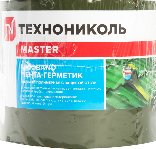 Лента-герметик Никобенд 3x0.1 м цвет зелёный